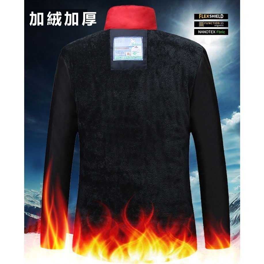 【JDUDS】專櫃級禦寒男女衝鋒外套 加絨保暖 多色任選-細節圖7