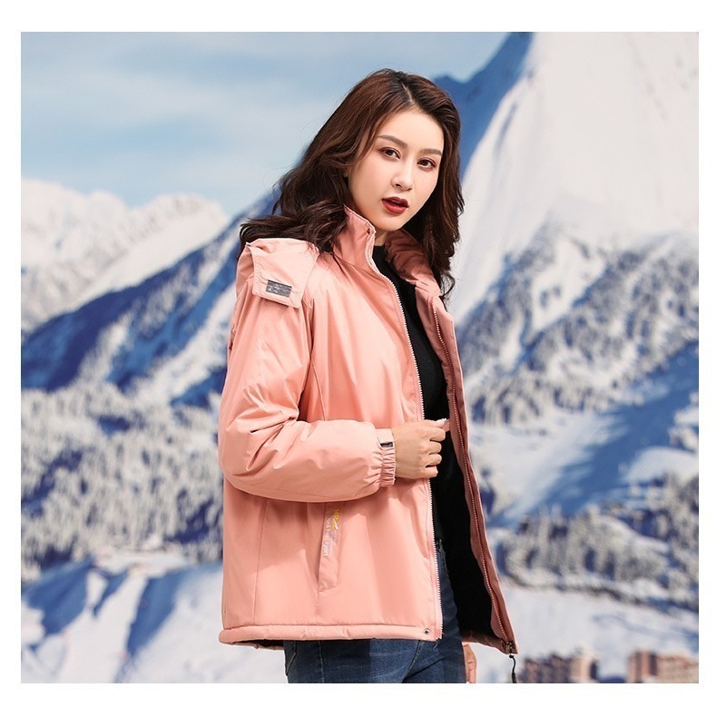 【JDUDS】專櫃級禦寒男女衝鋒外套 加絨保暖 多色任選-細節圖8