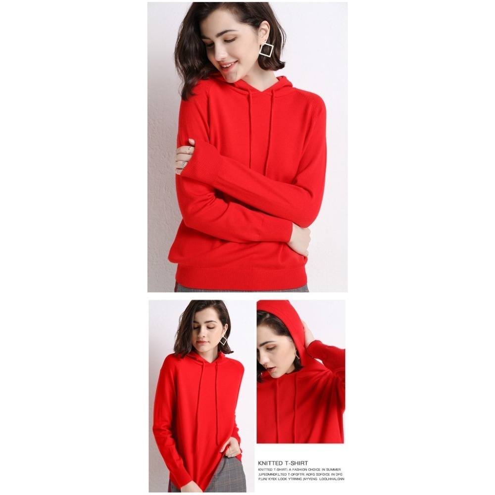 【JDUDS】台灣出貨附發票 韓國 【連帽上衣】 頂級包芯紗 高質感 針織 毛衣 長袖 帽t 大學t 女生-規格圖7