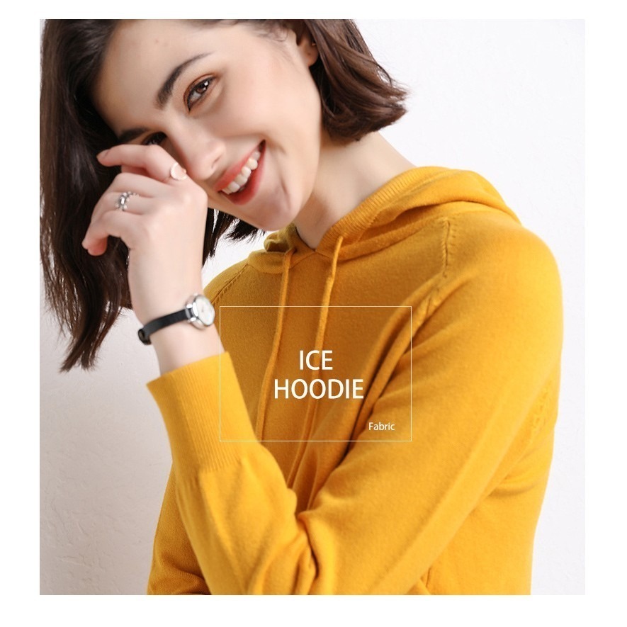 【JDUDS】台灣出貨附發票 韓國 【連帽上衣】 頂級包芯紗 高質感 針織 毛衣 長袖 帽t 大學t 女生-規格圖7