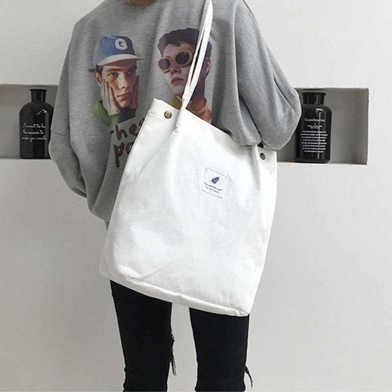 【JDUDS】日系文青簡約帆布包 / 手提包 / 水桶包 - 多色任選 日系 百搭 水桶包 帆布包 手提包-細節圖8