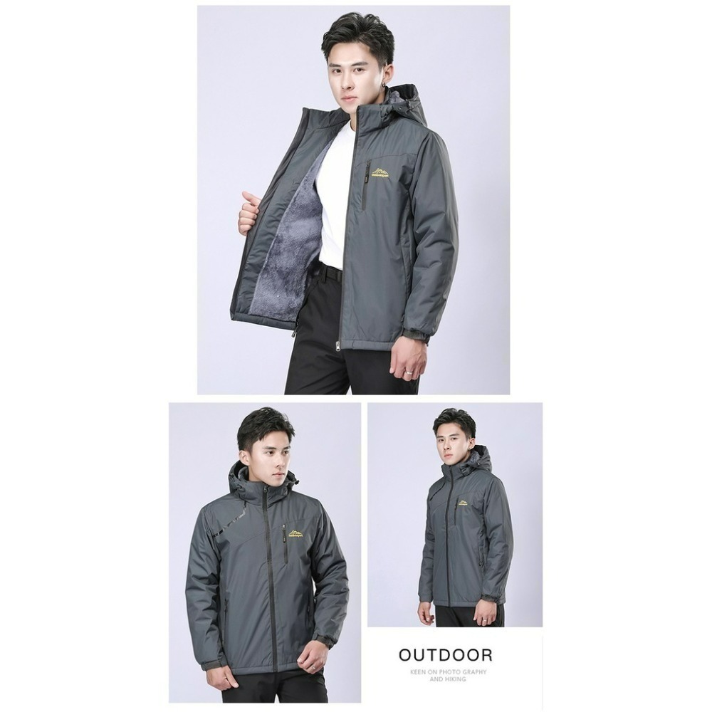 【7-ELEVEN 門市團購】【JDUDS】加絨款衝鋒外套(男女)防風防水衝鋒連帽外套 - 多色可選 (附發票)-細節圖3