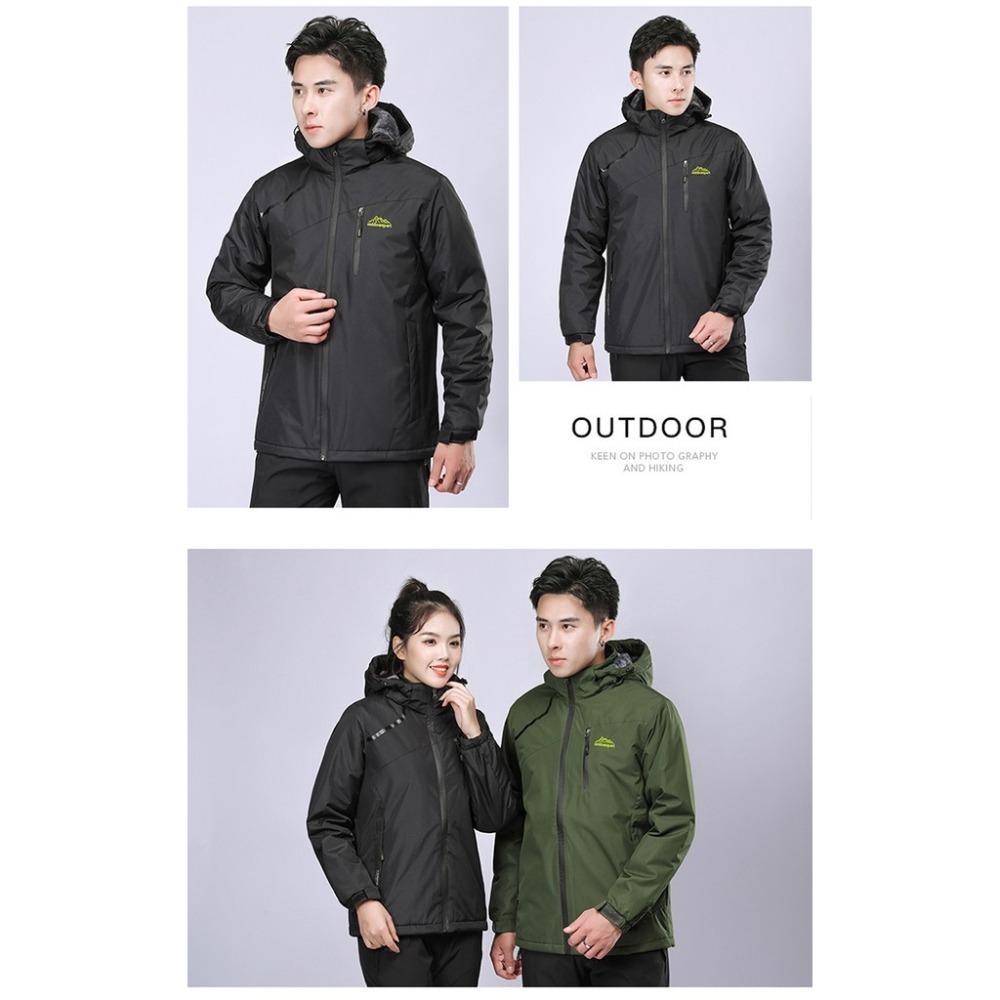 【JDUDS】加絨款衝鋒外套(男女)防風防水衝鋒連帽外套 - 多色可選 (附發票)-細節圖5