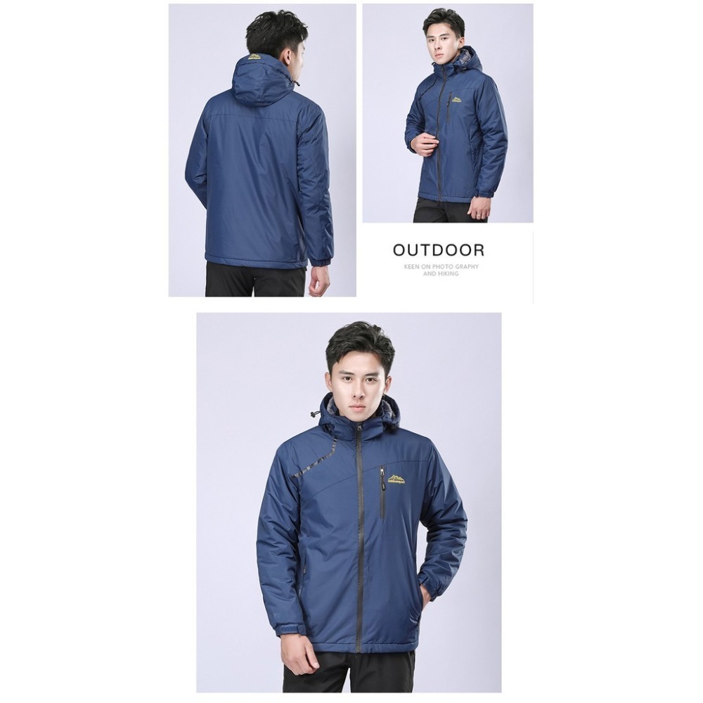 【JDUDS】加絨款衝鋒外套(男女)防風防水衝鋒連帽外套 - 多色可選 (附發票)-細節圖8