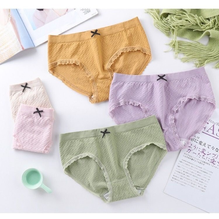 【JDUDS】【JDUDS】純色女生內褲 彈力無痕三角褲 舒適透氣內褲 低腰內褲 彈力內褲 無痕內褲-細節圖7