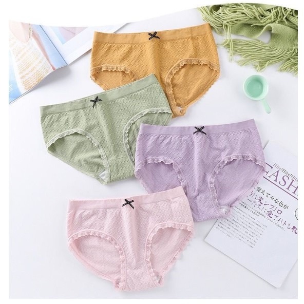 【JDUDS】【JDUDS】純色女生內褲 彈力無痕三角褲 舒適透氣內褲 低腰內褲 彈力內褲 無痕內褲-細節圖8