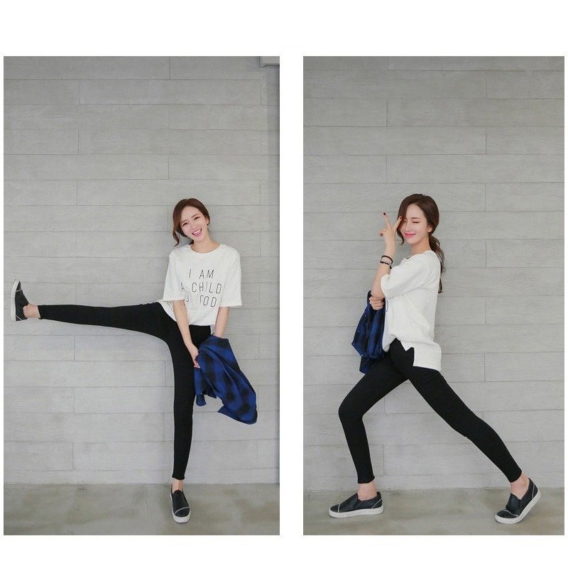 【JDUDS】瘦挺版前後口袋修身顯瘦黑褲長褲-細節圖3