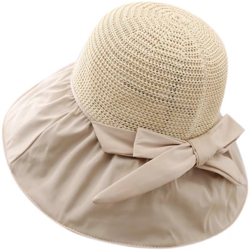 【JDUDS】夏日防曬編織遮陽草帽  遮陽帽 黑膠漁夫帽 沙灘草帽 造型編織草帽-規格圖9