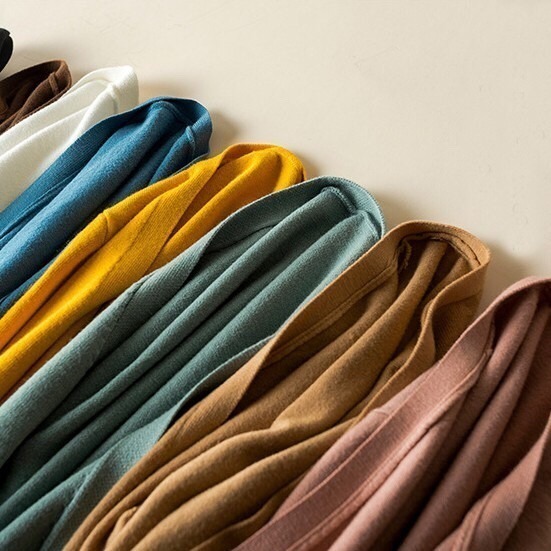 【JDUDS】百搭親膚仿羊绒衫針織外套 100%舒適V領針織外套 長袖 包心紗 外套毛衣外套-細節圖6