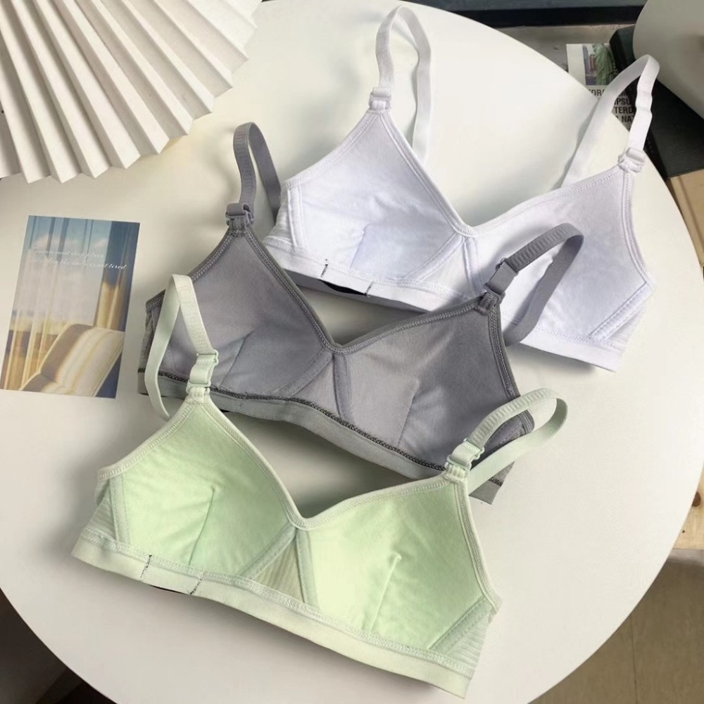 【JDUDS】簡約螺紋少女內衣 學生無鋼圈內衣 素色無鋼圈內衣 螺紋內衣 裸感膚觸無痕 無鋼圈內衣-細節圖4