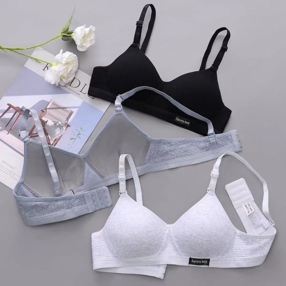 【JDUDS】簡約螺紋少女內衣 學生無鋼圈內衣 素色無鋼圈內衣 螺紋內衣 裸感膚觸無痕 無鋼圈內衣-細節圖8