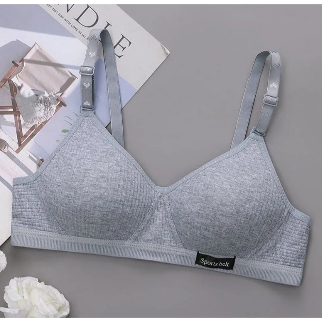 【JDUDS】簡約螺紋少女內衣 學生無鋼圈內衣 素色無鋼圈內衣 螺紋內衣 裸感膚觸無痕 無鋼圈內衣-規格圖9