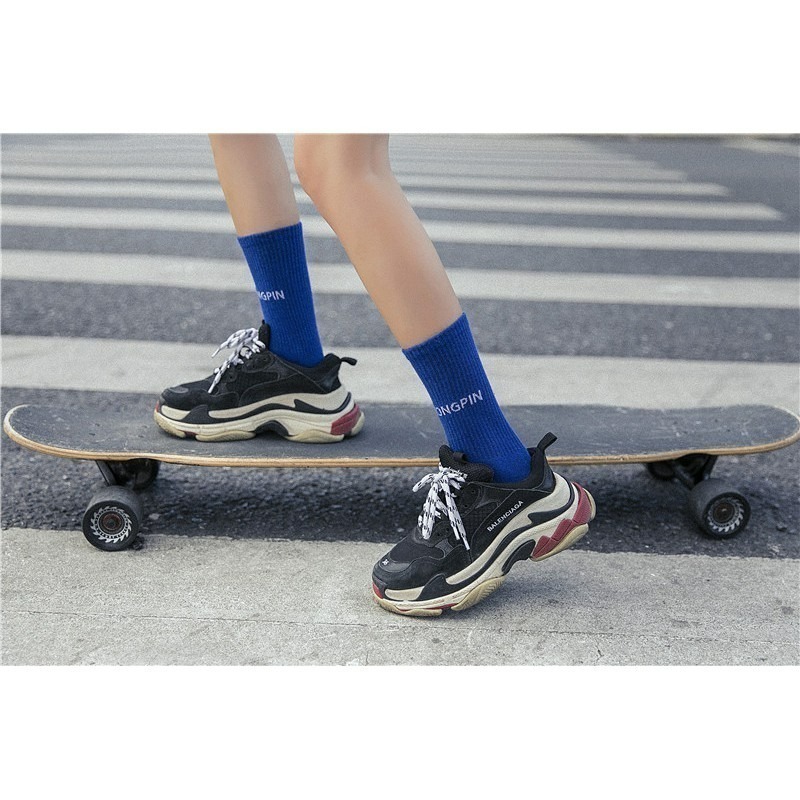 【限時購】【JDUDS】女款潮流字母長襪(1組5雙) 中筒襪 長襪 潮流單品 女襪 潮流襪 襪子-細節圖9