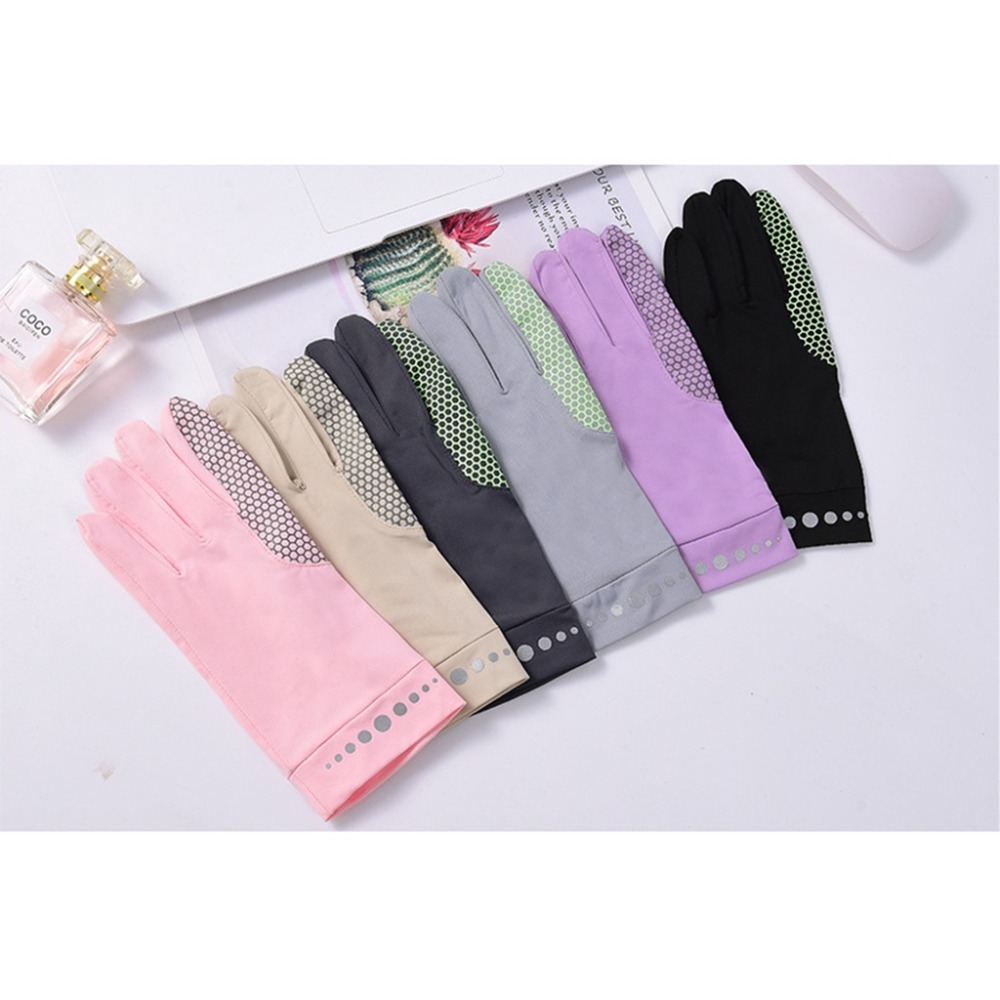 【JDUDS】輕薄冰絲觸瓶防曬手套 透氣露指防滑手套 機車手套 機車防曬手套 運動手套 露趾防滑-細節圖2