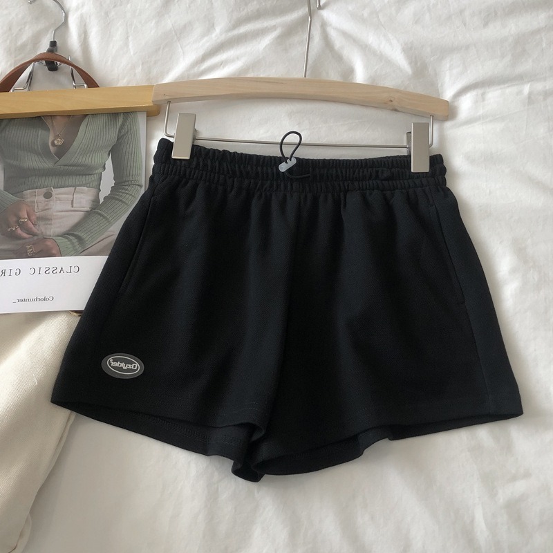 【JDUDS】休閒透氣百搭居家寬鬆華夫格闊腿短褲 短褲 學生運動短褲 休閒短褲  華夫格短褲-規格圖1