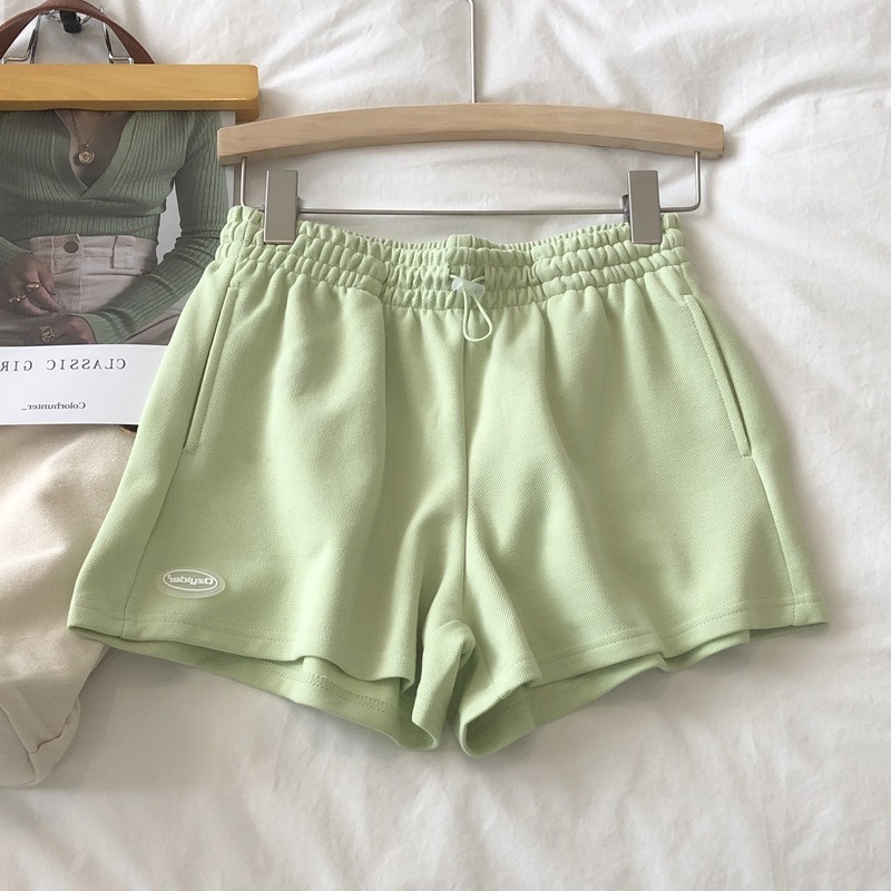 【JDUDS】休閒透氣百搭居家寬鬆華夫格闊腿短褲 短褲 學生運動短褲 休閒短褲  華夫格短褲-規格圖1