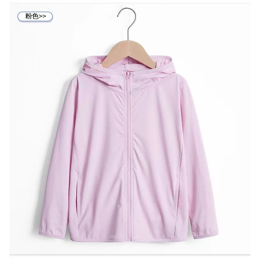 【JDUDS】兒童冰絲涼感防曬外套 外套 防曬外套 遮陽 連帽外套 情侶裝 男外套 女外套 運動外套 風衣-規格圖7