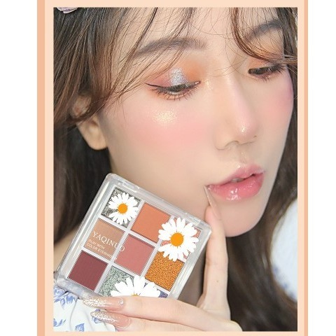 【JDUDS】九宮格眼影盤 大地色珠光顯色眼影盤 眼妝彩妝 眼影 九宮格眼影 珠光色眼影-細節圖3