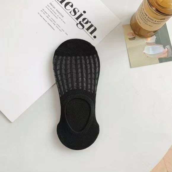 【JDUDS】棉質隱形船襪 冰絲襪 淺口船型隱形襪防滑點膠 防脫落360度矽膠防滑 襪子-規格圖7