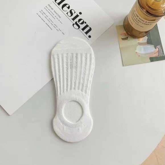 【JDUDS】棉質隱形船襪 冰絲襪 淺口船型隱形襪防滑點膠 防脫落360度矽膠防滑 襪子-規格圖7