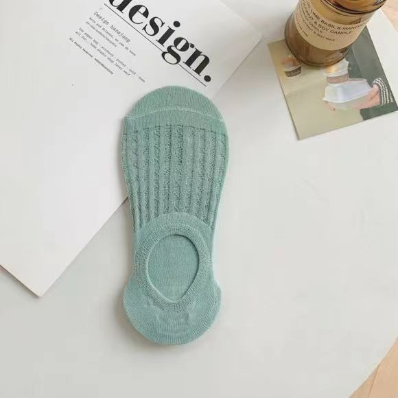 【JDUDS】棉質隱形船襪 冰絲襪 淺口船型隱形襪防滑點膠 防脫落360度矽膠防滑 襪子-規格圖7