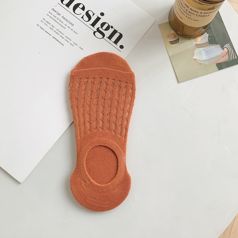 【JDUDS】棉質隱形船襪 冰絲襪 淺口船型隱形襪防滑點膠 防脫落360度矽膠防滑 襪子-規格圖7