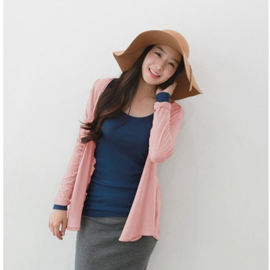 【JDUDS】口袋款莫代爾 防曬衣 中長版 防曬外套 雙口袋 空調衣 薄外套 批發 商家-細節圖4