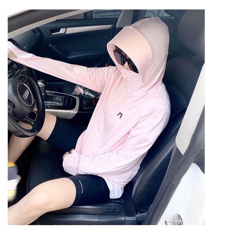 【JDUDS】冰絲防曬外套涼感外套兔子防曬外套大帽簷外套騎車防曬罩衫透氣外套輕薄款外套-規格圖9