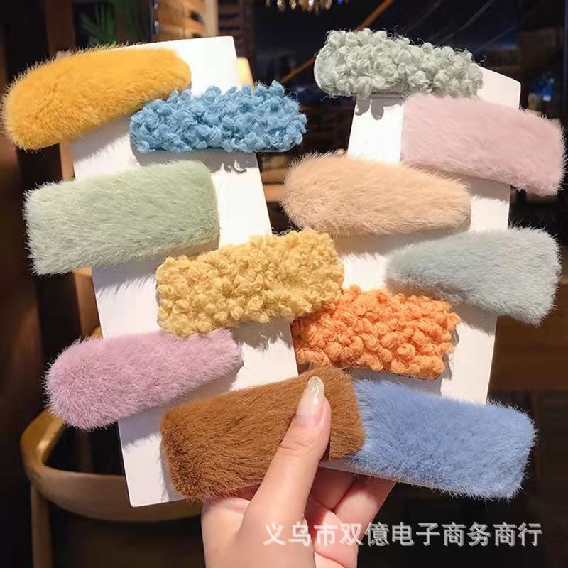 【JDUDS】可愛兔耳朵毛絨髮夾 洗臉/化妝/敷臉/運動 束髮 百搭秋冬款頭帶髮飾-細節圖5