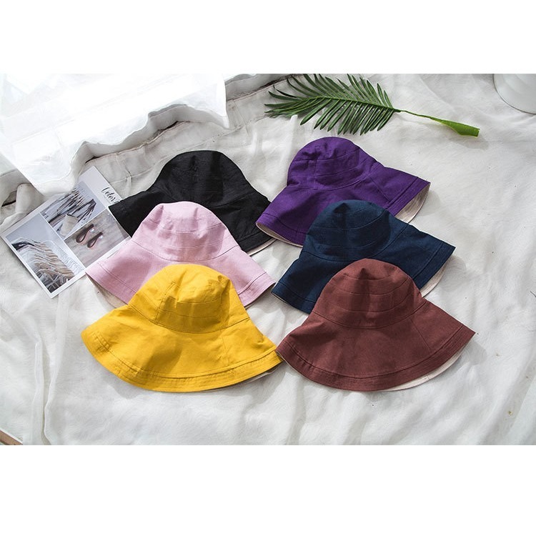 【JDUDS】雙面大邊遮陽漁夫帽 漁夫帽 遮陽帽 簡約時尚 夏天不怕曬-細節圖2