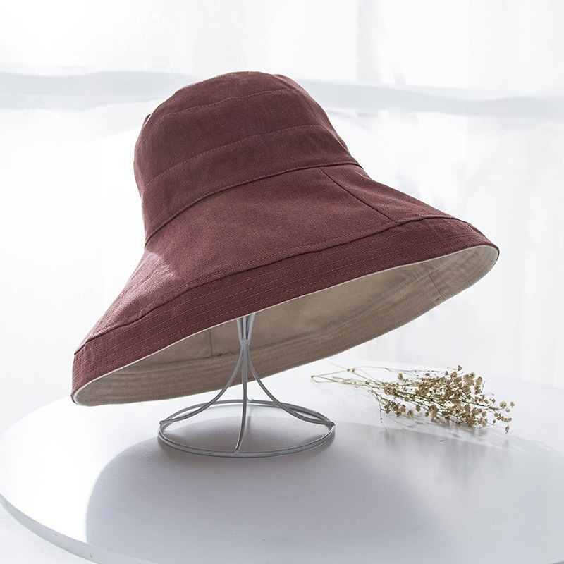【JDUDS】雙面大邊遮陽漁夫帽 漁夫帽 遮陽帽 簡約時尚 夏天不怕曬-規格圖10