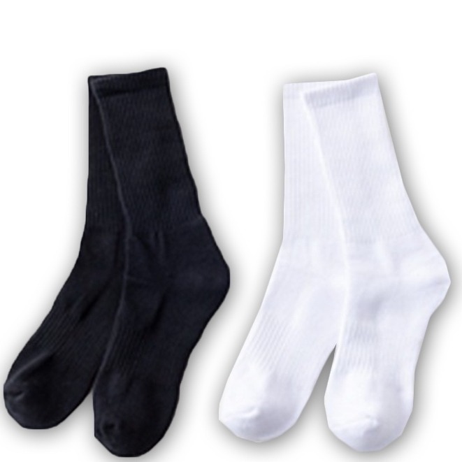 【JDUDS】 毛巾襪( 單入組)兩色 運動襪 毛巾底 長襪 襪子 毛巾襪 中長襪 厚長襪 襪子-細節圖2