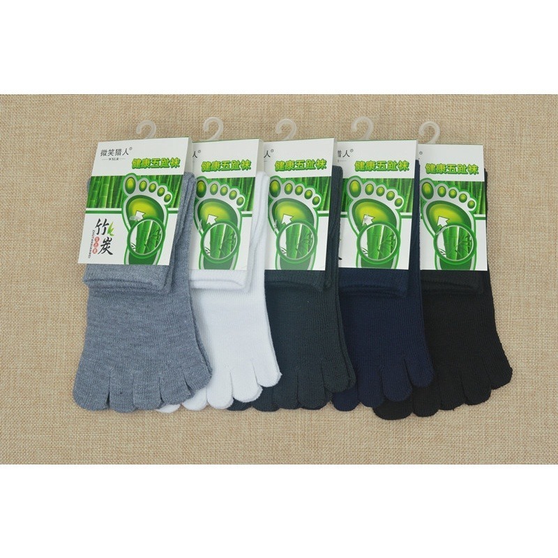 【JDUDS】五指防臭竹碳襪襪子 男襪 女襪 長襪 中筒襪 五指襪 竹炭襪 防臭襪 襪子-細節圖2