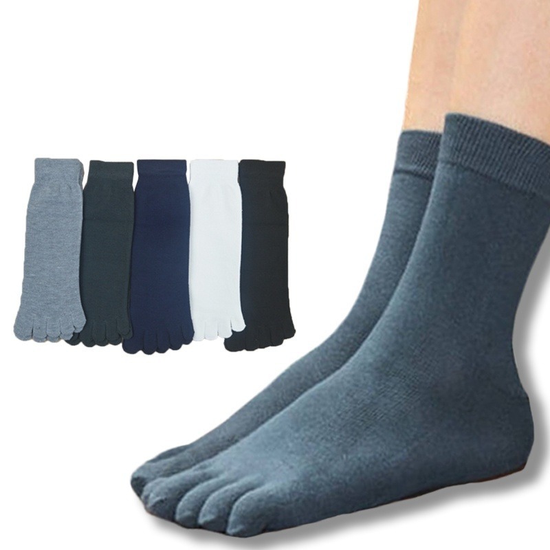 【JDUDS】五指防臭竹碳襪襪子 男襪 女襪 長襪 中筒襪 五指襪 竹炭襪 防臭襪 襪子-細節圖3