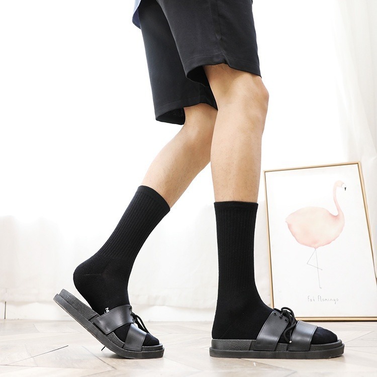 【JDUDS】兩色 運動襪 毛巾底 長襪 襪子 毛巾襪 中長襪 厚長襪 襪子-細節圖8