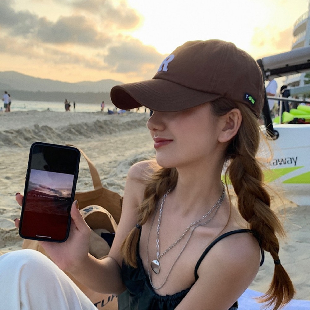 【JDUDS】日系簡約休閒字母鴨舌帽 可調節棒球帽 字母老帽 多款顏色可選-細節圖4