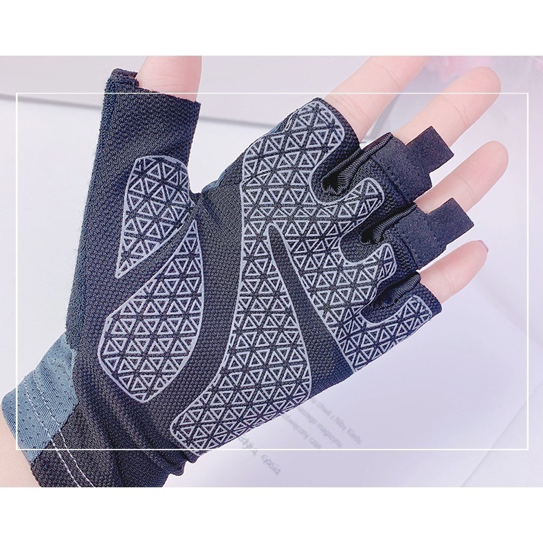 【JDUDS】  冰絲半指手套薄款止滑 反光透氣網孔運動手套 半指手套 手套-細節圖8