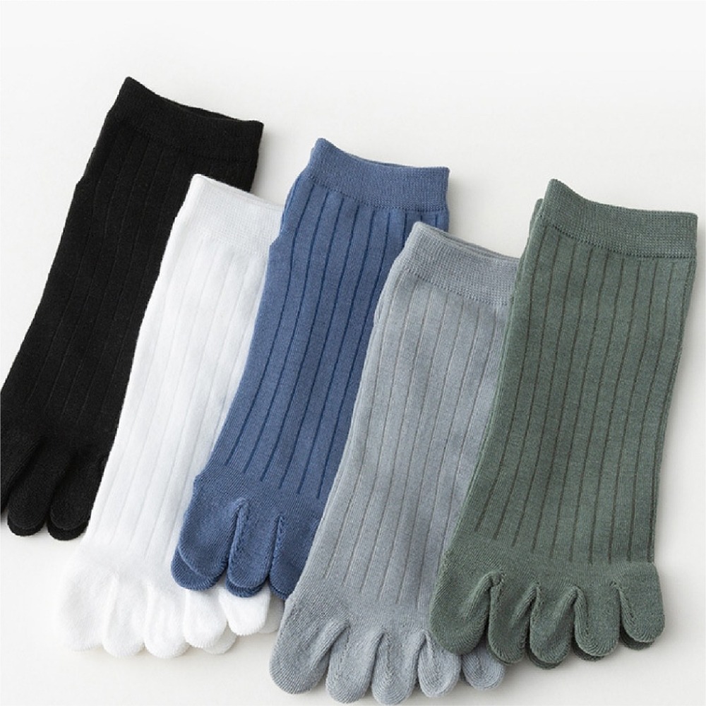 【JDUDS】夏季薄款五指短襪 短筒五指襪 分指襪 素色五指襪 五指踝襪 襪子-細節圖3