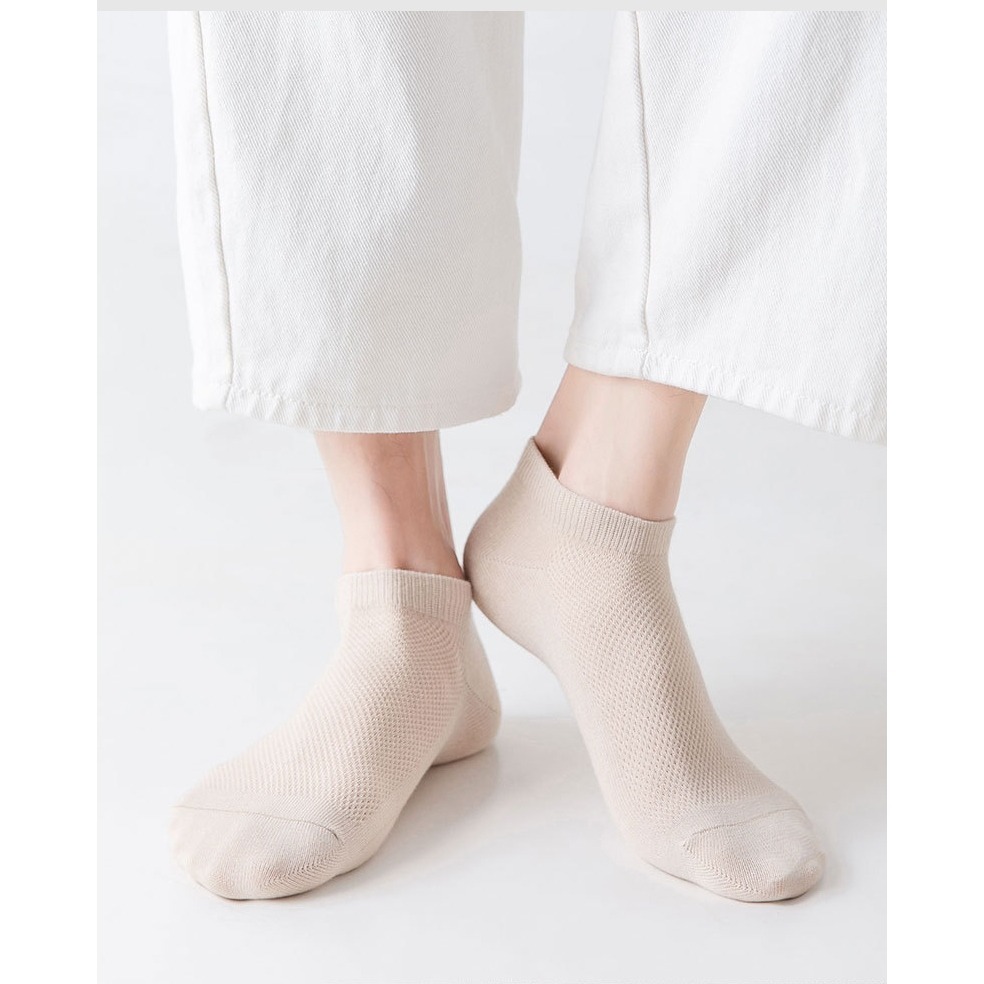 【JDUDS】 薄款船襪 低筒短襪 ins素色網眼船型襪  踝襪  襪子 女襪 短襪-細節圖5