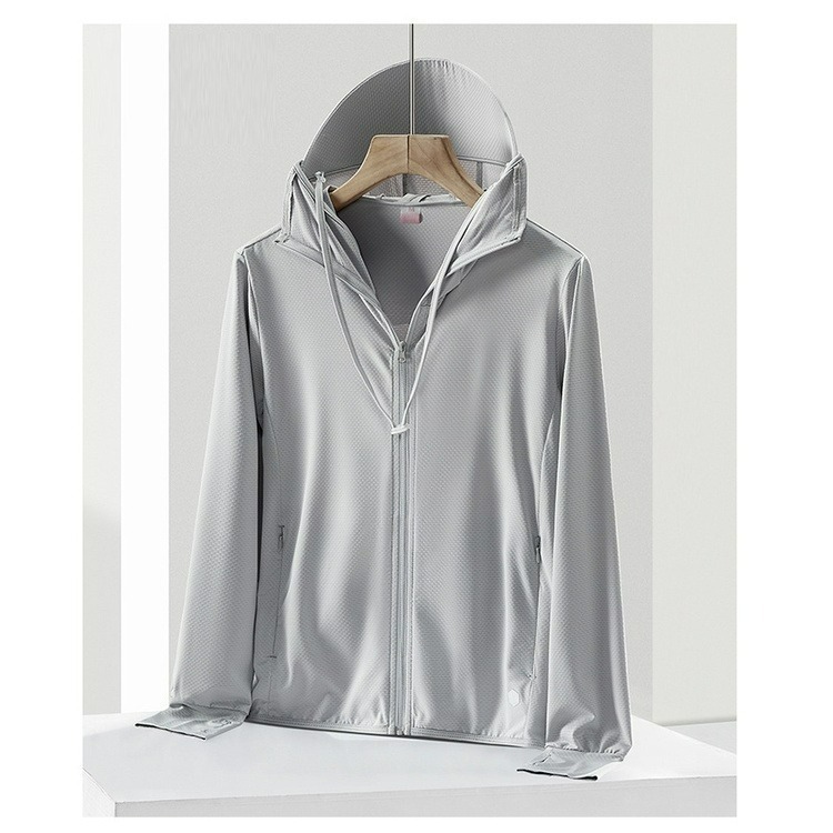 【7-ELEVEN門市團購】男女冰絲涼感防曬外套 外套 防曬外套 遮陽 連帽外套 情侶裝 男外套 女外套 運動外套-細節圖5