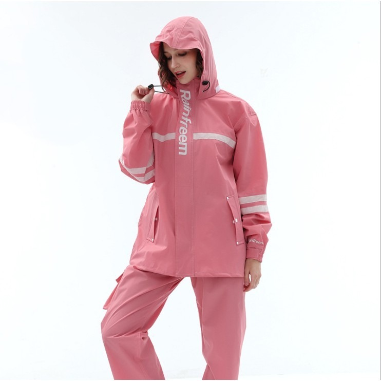 【JDUDS】 兩件式雨衣 時尚潮流雨衣 情侶雨衣 雨 機車雨衣 機車雨衣二件式 加厚反光-細節圖9