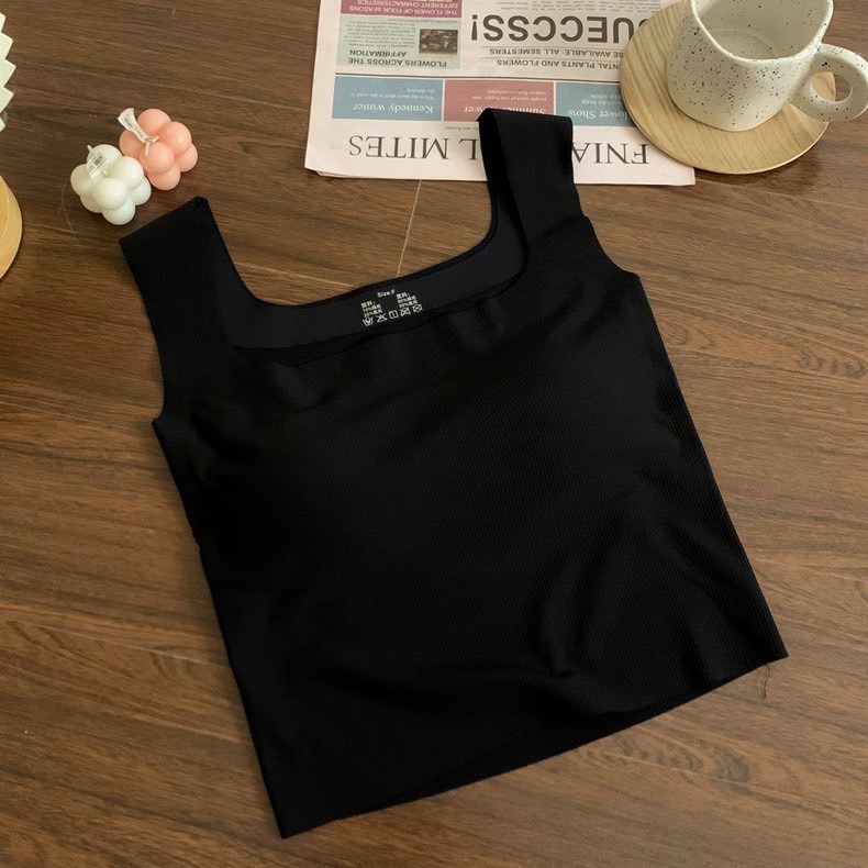 【JDUDS】女款方領無痕Bra背心 一體成型胸罩背心 性感無痕背心 無痕寬肩背心-規格圖9