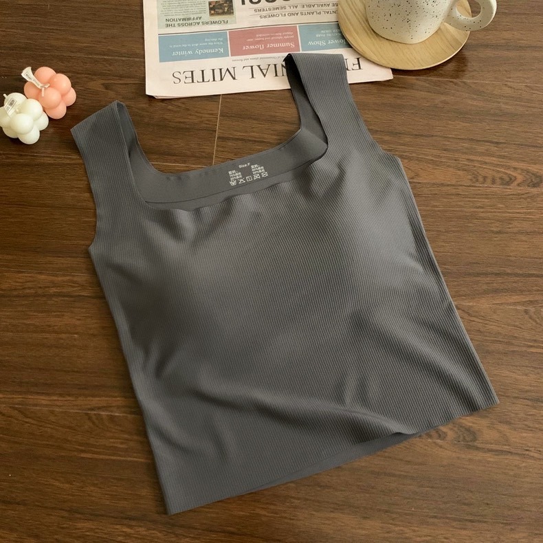 【JDUDS】女款方領無痕Bra背心 一體成型胸罩背心 性感無痕背心 無痕寬肩背心-規格圖9