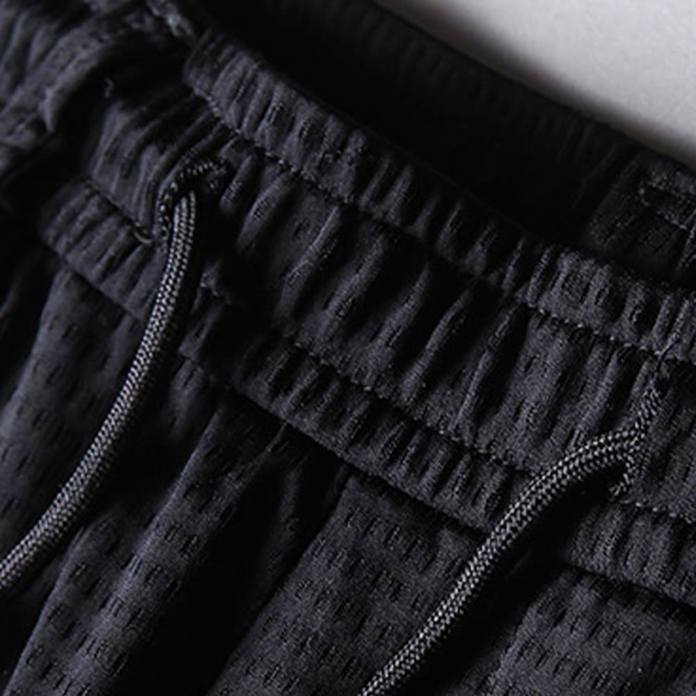 【JDUDS】冰絲涼感 夏季輕薄款網眼透氣休閒長褲 工作褲  縮口九分褲-細節圖7