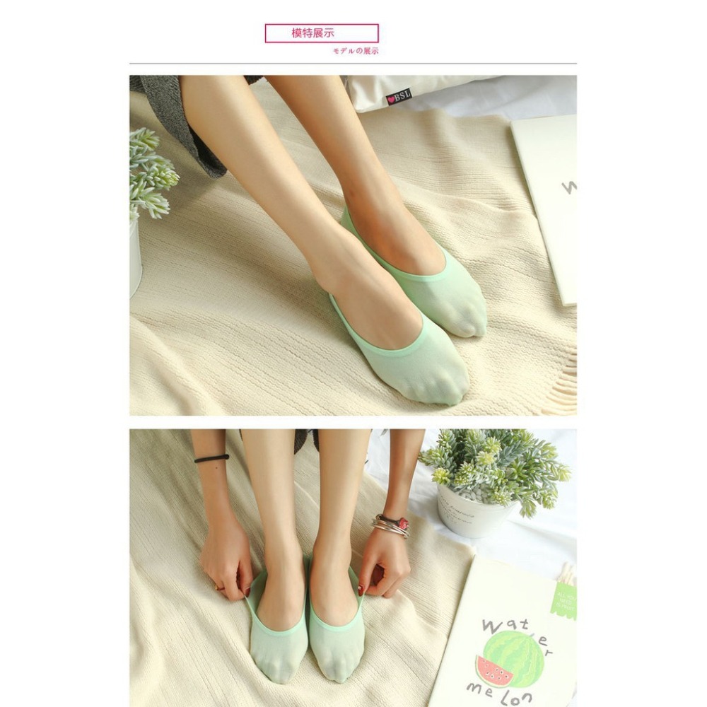 【JDUDS】超薄糖果女襪 無痕隱形襪 穿鞋舒適無痕跡 隱形短襪 襪子 短襪 隱形襪 純色襪-細節圖2