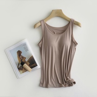 【JDUDS】 附胸墊無鋼圈吊帶瑜珈打底背心 舒適內搭居家bra top  夏季吊帶背心-規格圖10