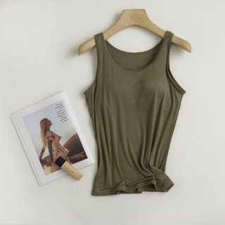 【JDUDS】 附胸墊無鋼圈吊帶瑜珈打底背心 舒適內搭居家bra top  夏季吊帶背心-規格圖10