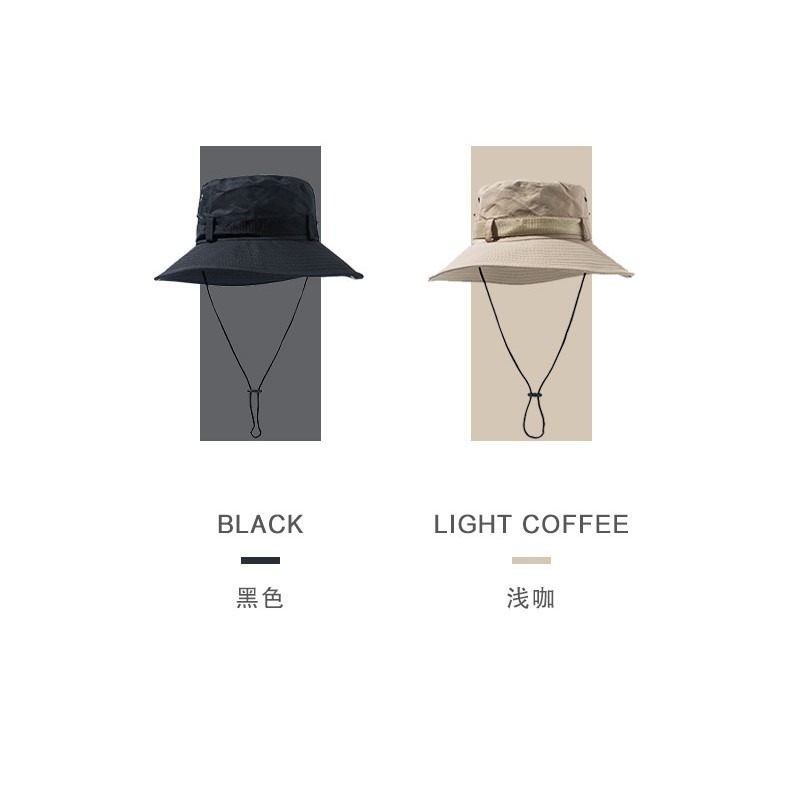 『台灣出貨』奔尼帽 工裝 漁夫帽 bonnie hat 工裝帽 工裝穿搭-細節圖6