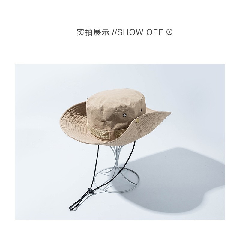 『台灣出貨』奔尼帽 工裝 漁夫帽 bonnie hat 工裝帽 工裝穿搭-細節圖8