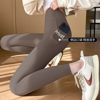 【JDUDS】 有口袋瑜珈鯊魚褲 薄款提臀收腹 彈力貼身 舒適運度褲 裸感舒適顯瘦 瑜珈褲 內搭P0063/P0094-規格圖8